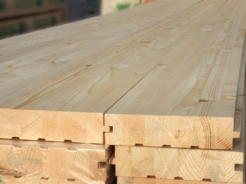 Доска пола шпунт 28х124х6000 хвоя сорт АВ